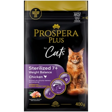 Barība kaķiem – Prospera Plus Sterilized 7+ Chicke