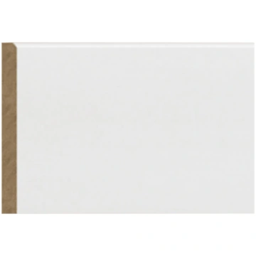 MDF grīdlīste 12x131 mm, 2.44 m, balta Cits