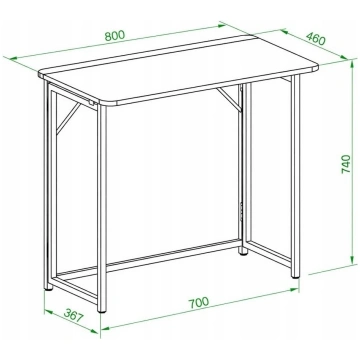Rakstāmgalds Techly Rakstāmgalds Datoru 80x46cm Sa