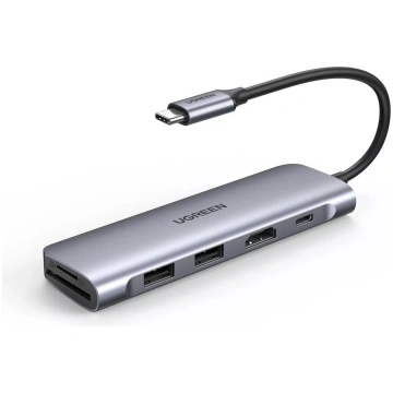 USB-C 6‑1 koncentrators UGREEN 70411 — USB 3.2 Gen