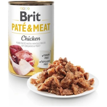 Brit Care Chicken Pate&Meat Konservēts 400g Suņiem