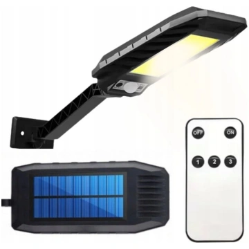 Lampa Saules Ielu Laterna 180led Cob + Turētājs