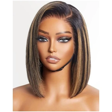 LUVME HAIR Ombre blondā krāsā ar izcēlumiem, zīdai
