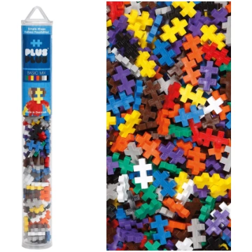 Konstruktors Plus Plus Basic Mix 4023, 100 gab