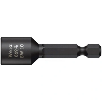 Screwdriver bit | 6-angles socket | 1/4" | HEX 10m