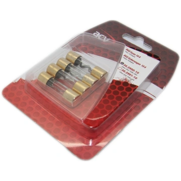 Fuse: fuse; glass; 40A; gold-plated; Conductor: si