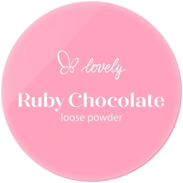 Lovely LOVELY_Ruby Chocolate sypki puder do twarzy