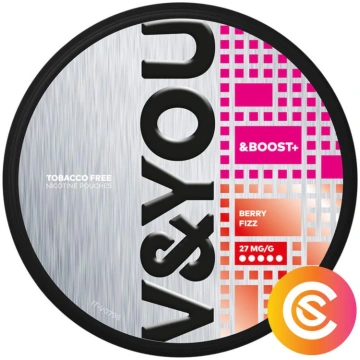 V&YOU &BOOST+ Berry Fizz Extra Strong