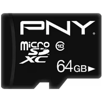 PNY Technologies microSDXC, 64GB, Class 10 (P-SDU6
