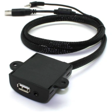 Universal USB, AUX socket extender. CTUNIUSB Conne