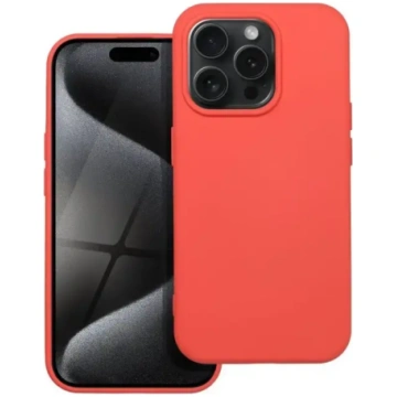 SILICONE vāciņš iPhone 15 Pro, persiku krāsā OEM