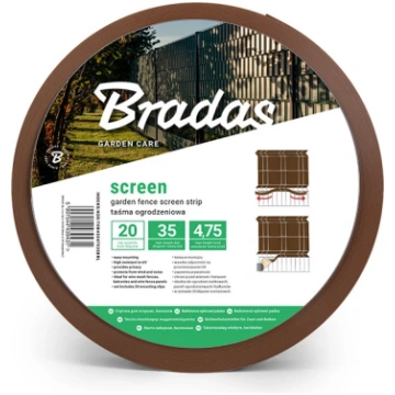 BRADAS Žoga josla Bradas 35 m, 4.75 cm, brūna