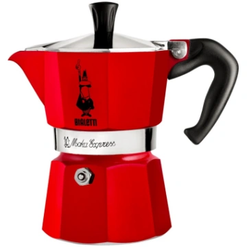 Red Bialetti Moka Espress Coffee Maker | AGDBLTZAP