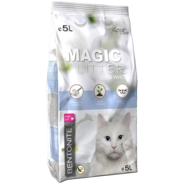 Magic Litter Bentonite Ultra White - Smiltis kaķu 