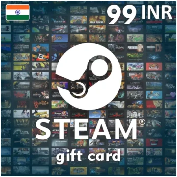 Steam Wallet dāvanu karte 99 INR - Steam atslēga I