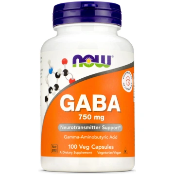Gaba 750mg Now Foods 100 kapsulas
