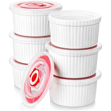 MALACASA Creme Brulee Ramekin sērija Ramekinu sēri