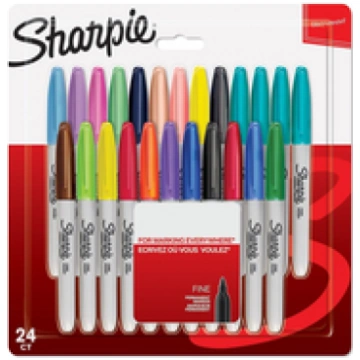 Permanent Marker Set Sharpie Fine Electro Pop - 24