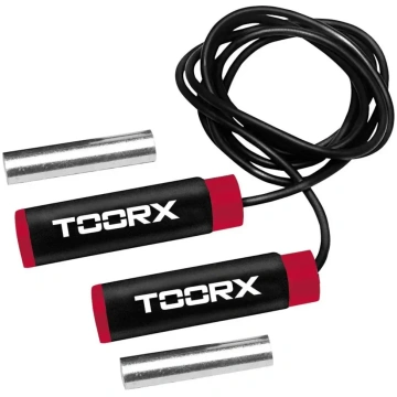 Lēca virve TOORX PVC lecamaukla, melni sarkana