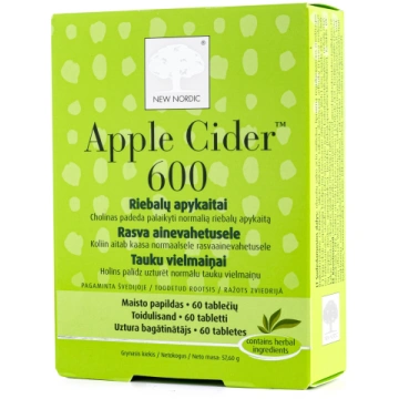 New Nordic Apple cider 600 (ābolu sidrs), 60 table