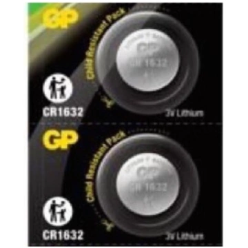 GP baterija CR1632, LITHIUM 3V, 2 gab