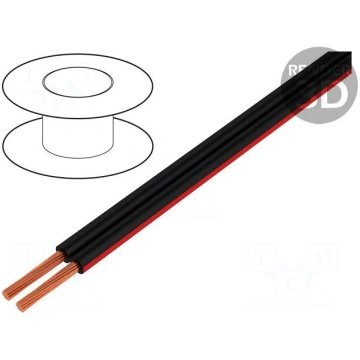Wire: loudspeaker cable | 2x4mm2 | stranded | Cu |