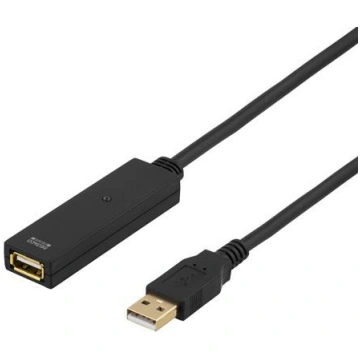 DELTACO PRIME USB 2.0 extension cable, active , Ty