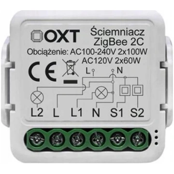 OXT Modu OXT mini ciemniacz 2 obwody ZigBee TUYA 0
