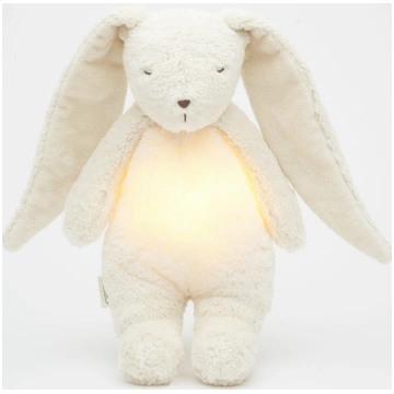 Moonie 2.0 Organic Humming Bunny Zaķis ar lampu - 
