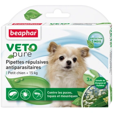 Beaphar Veto Pure Spot on DOG ""S"" N3x2ml