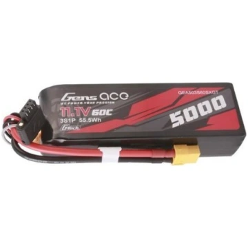 Gens ace G-Tech 5000mAh 11.1V 60C 3S1P Short-Size 