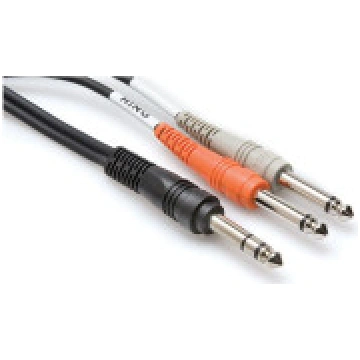 Hosa AV adapteris TRS 6.35 ievietošanas kabelis 2 