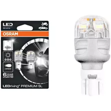 LED spuldze OSRAM LEDRIVING 12V W16W COOL WHITE PR