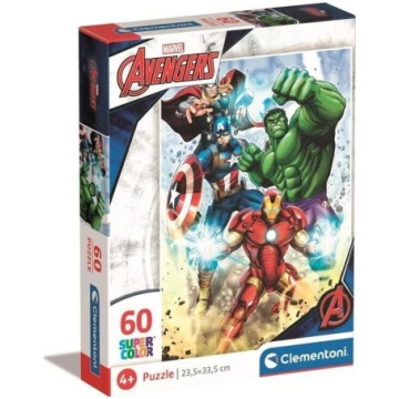 Clementoni CLE puzzle 60 SuperKolor Marvel Avenger