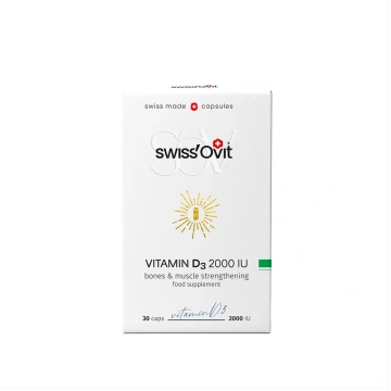 SWISSOVIT, D3 vitamīns, 2000TV, 30 kapsulas Forans