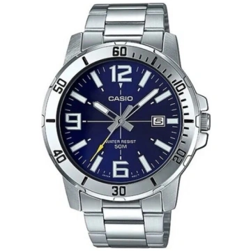 Casio Mtp-vd01d-2b vīriešu pulkstenis ar datuma fu