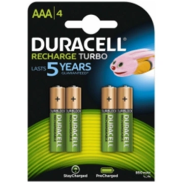 Duracell Turbo AAA Rechargeable 900mAh 4pack 50003