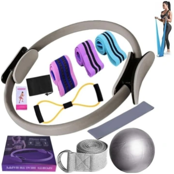 Pilates Essentials komplekts: pārnēsājams fitnesa 