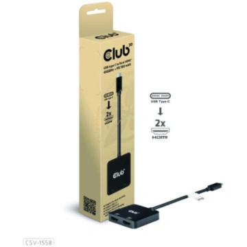 I/O HUB USB-C TO HDMI 2PORT/MST CSV-1558 CLUB3D CS