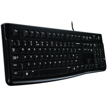 LOGITECH K120 Corded Keyboard - BLACK - USB - EST