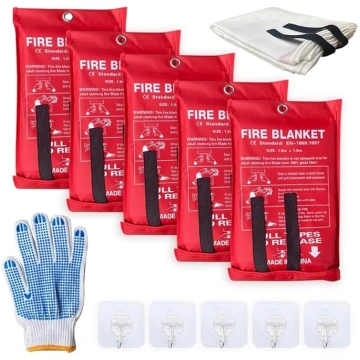 5 Pack Fire Blanket | Stikla šķiedras ugunsdrošība