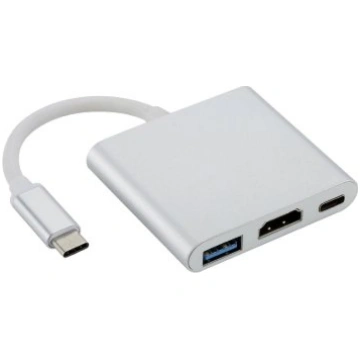 Adapteris Fusion 3in1 USB-C Multiport Adapter / US
