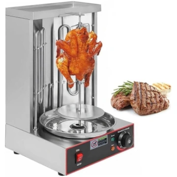 Komerciālā BBQ gaļas šavarma automāts, 3000W verti