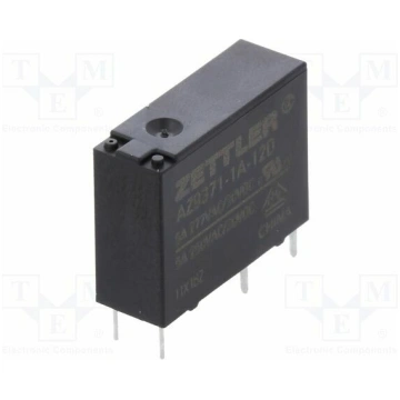 Relay: electromagnetic; SPST-NO; Ucoil: 12VDC; 5A;