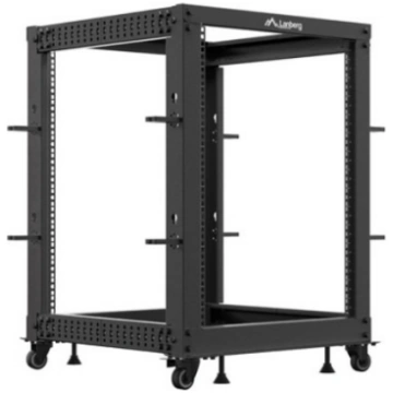 LANBERG Open 19"" 15U rack, 600x600-1100mm adjusta