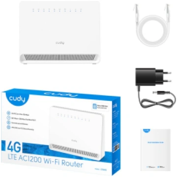 Cudy LT500ELinkCell AC1200 4G LTE Cat4 Router Dual