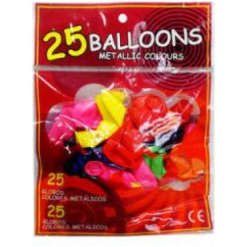 Swede Balony metalic 25 szt 1221148 (5902496122837