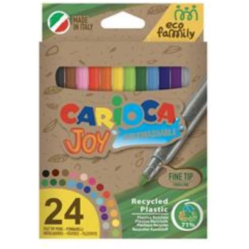 Flomāsteri CARIOCA JOY ECOFAMILY, 24 krāsas