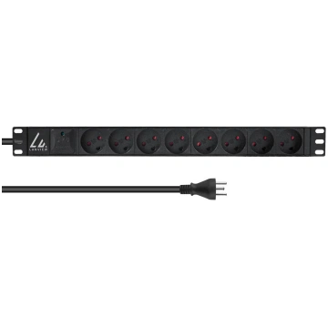 Lanview 19`` rack mount power strip 5715063053331 
