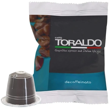 100 Capsule Nespresso Toraldo Miscela Decaffeinata